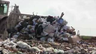 Terex TC550 Landfill Compactor Powerful Performance [upl. by Aicenad]