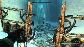 Skyrim Dawnguard Walkthrough in 1080p Part 61 Into the Glacial Crevice Lets Play 1080p [upl. by Rico]