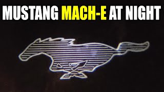 🌕Mustang MachE at Night🔴YOU DONT WANT TO MISS THIS MachE Coolest Tech Review [upl. by Flyn]