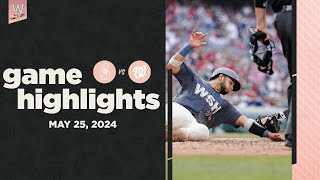 Mariners vs Nationals Game Highlights 52524  MLB Highlights [upl. by Clabo813]