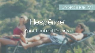 Découvrez notre fauteuil de jardin inclinable Decima  Mobilier de jardin Hespéride [upl. by Hpesojnhoj498]