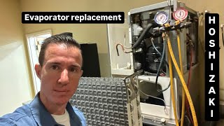 How to Replace a Hoshizaki Ice Machine Evaporator  Ice Maker Repair Tutorial [upl. by Koffman]