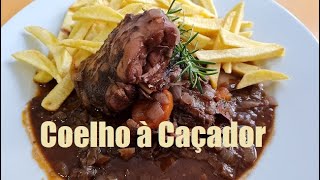 Coelho à caçador receita tradicional [upl. by Yalcrab]