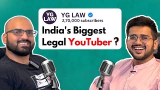 Income Of Legal Youtuber in India I Ft YGLAW [upl. by Enirehtakyram]