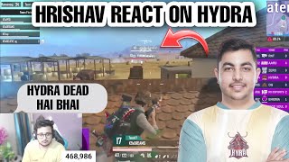 Hydra Hrishav React On Hydra New Gameplay Style 🐉  Hydra Vs K9 ESports  Hydra in One game [upl. by Kern]