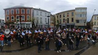 Cavalcade de Fleurus 2023 48 Lundi Rondeau en vue 360° [upl. by Neiman418]