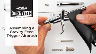 Assembling a Gravity Feed Trigger Airbrush [upl. by Willin]