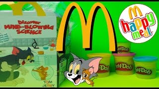 TOP 5 UK TOM AND JERRY MCDONALDS KIDS HAPPY MEAL TOYS OF 2015 UNBOXING [upl. by Dix941]