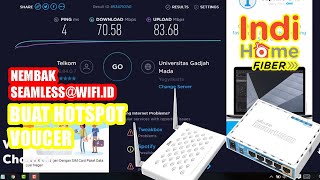 Nembak Seamlesswifiid Pakai Mikrotik Setting Buat Hotspot Voucer 1 Akun Buat Banyak User Part1 [upl. by Nenney899]