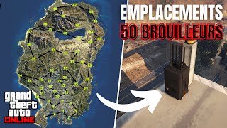 GTA V ONLINE  BROUILLEUR EMPLACEMENTS GUIDE [upl. by Lerrud112]