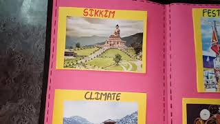 travel brochure on sikkim school project [upl. by Anivlek]