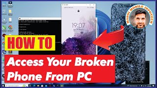 HOW TO ACCESS YOUR BROKEN PHONE FROM PC 2024  How to Access Android Phone with Dead Screen [upl. by Entirb]