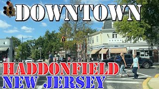 Haddonfield  New Jersey  4K Downtown Drive [upl. by Goldston]