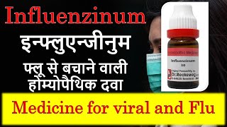 Viral fever flu treatment in homeopathy  Influenzinum homeopathic medicine  Influenza symptoms [upl. by Tella]