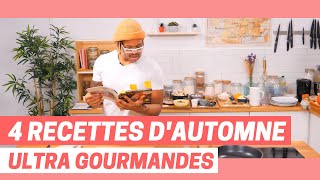 4 recettes dautomne ULTRA GOURMANDES  MARMITON [upl. by Yelsiap]