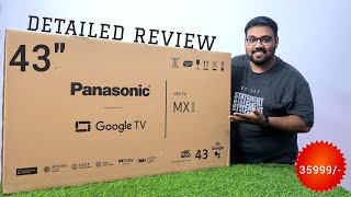 Panasonic 43 Inch 4k Google Tv  Panasonic Google Tv  Panasonic Ultra Hd Tv  TH43MX700DX 2024 [upl. by Otit]