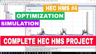 HEC HMS 4COMPLETE PROJECT IN HEC HMS OF SIMULATION AND OPTIMIZATION [upl. by Charry]