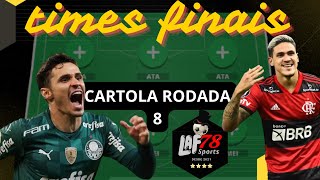 CARTOLA FC 2024  DICAS RODADA 8  TIMES FINAIS DUVIDAS NO ATAQUE O QUE ESCOLHER RUMO AOS 500 [upl. by Ahkihs646]