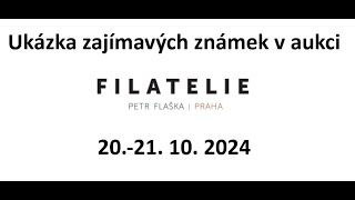 Zajímavé známky Aukce Filatelie Flaška 2021 10 2024 Radek Novák [upl. by Nefen273]