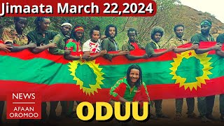 ODUU AFAAN OROMOO  Jimaata March 222024  Oromo News  Daily Ethiopia news today OLA WBO [upl. by Ruzich]