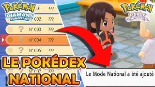 OBTENIR LE POKEDEX NATIONAL  LISTE DES 151 POKEMON  Pokémon Diamant Étincelant Perle Scintillante [upl. by Yhpos356]