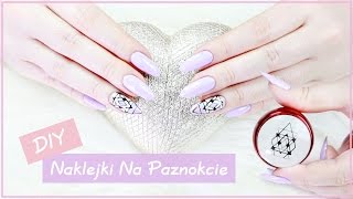 DIY  Naklejki na paznokcie ze stempla  Candymona [upl. by Beyer]