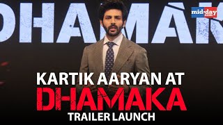 Kartik Aaryan at Dhamaka trailer launch [upl. by Satterlee]