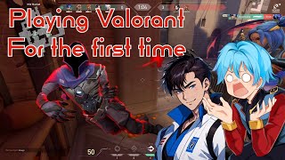 【Valorant】First time playing Valorant [upl. by Lemak]