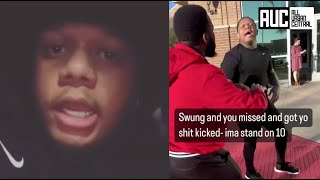 Yella Beezy Responds After Whyte Crip Runs Down On Him In Parking Lot [upl. by Nivahb]