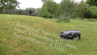 Husqvarna Automower® 430X  Verhalten bei Regen [upl. by Press459]