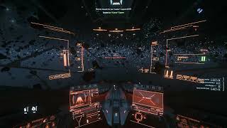 Star Citizen  Esperia Talon double AD4B ballistics loadout  2 HRTs [upl. by Shaya]