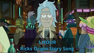 Ricks Origin Story Song 1 HOUR  Rick and Morty [upl. by Troth]