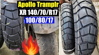 Apollo Trammplr XR 14070R17 amp 1008017 bangla review  Better than Apollo Tramplr ST best tyre [upl. by Dorion]