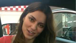 Catrinel Menghia thanks the 200000 Abarth fans on Facebook [upl. by Shulock]