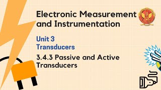 343 Passive And Active Transducers  EC302 [upl. by Trista32]