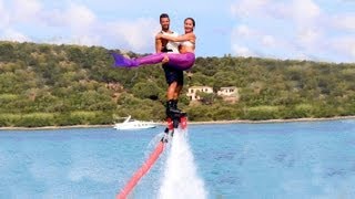 Totally Flyboard Action  a Mermaid got on flyboard too  rare [upl. by Lieno]