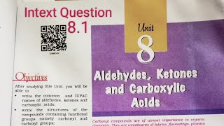 Aldehydes Ketones And Carboxylic AcidsClass 12 ChemistryIntext question solved [upl. by Siul]