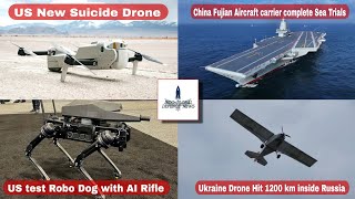 Defence NewsUS new suicide drone Ukrainian drone hit refinery nearly 1200 km inside Russia amp [upl. by Marabel]