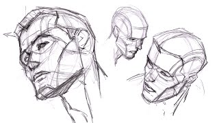 How To Draw Heads Using The Loomis Method [upl. by Hector]