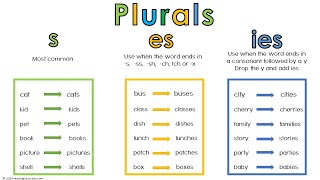 How to teach kids plurals  When to add s es or ies Easy rules amp fun activities to learn at home [upl. by Sosthenna]