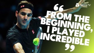 The Last Time Federer Beat Djokovic  Nitto ATP Finals 2019 Extended Highlights [upl. by Zoeller]