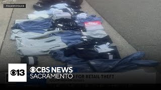 5 arrested for retail theft in Folsom [upl. by Nevlin]