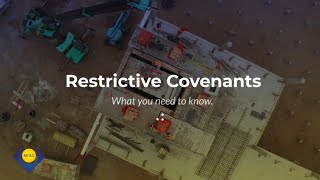 Restrictive Covenants What you need to Know [upl. by Ahsyak]