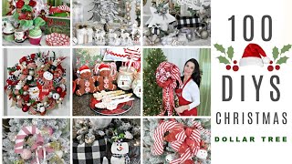 🎄100 DIY DOLLAR TREE CHRISTMAS DECOR CRAFTS 🎄quotI Love Christmasquot in July ep 6 Olivias Romantic Home [upl. by Dutchman289]