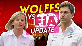 SUSIE and TOTO WOLFF vs FIA drama explained [upl. by Xenophon]