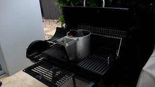 Jumbuck BBQ Smoker With Offset Sidebox Unboxing amp Setup [upl. by Courtund]