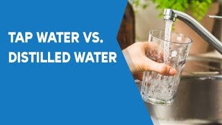 Distilled water vs Tap water  Fact [upl. by Nanerb961]