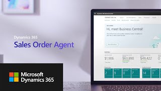 Get started with the Sales Order Agent for Dynamics 365 Business Central [upl. by Nine436]