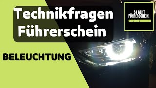 Technik in der Führerscheinprüfung  Licht  Führerschein [upl. by Holtz]