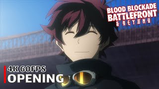 Blood Blockade Battlefront amp Beyond  Opening 【fake town baby】 4K 60FPS Creditless  CC [upl. by Pilloff]